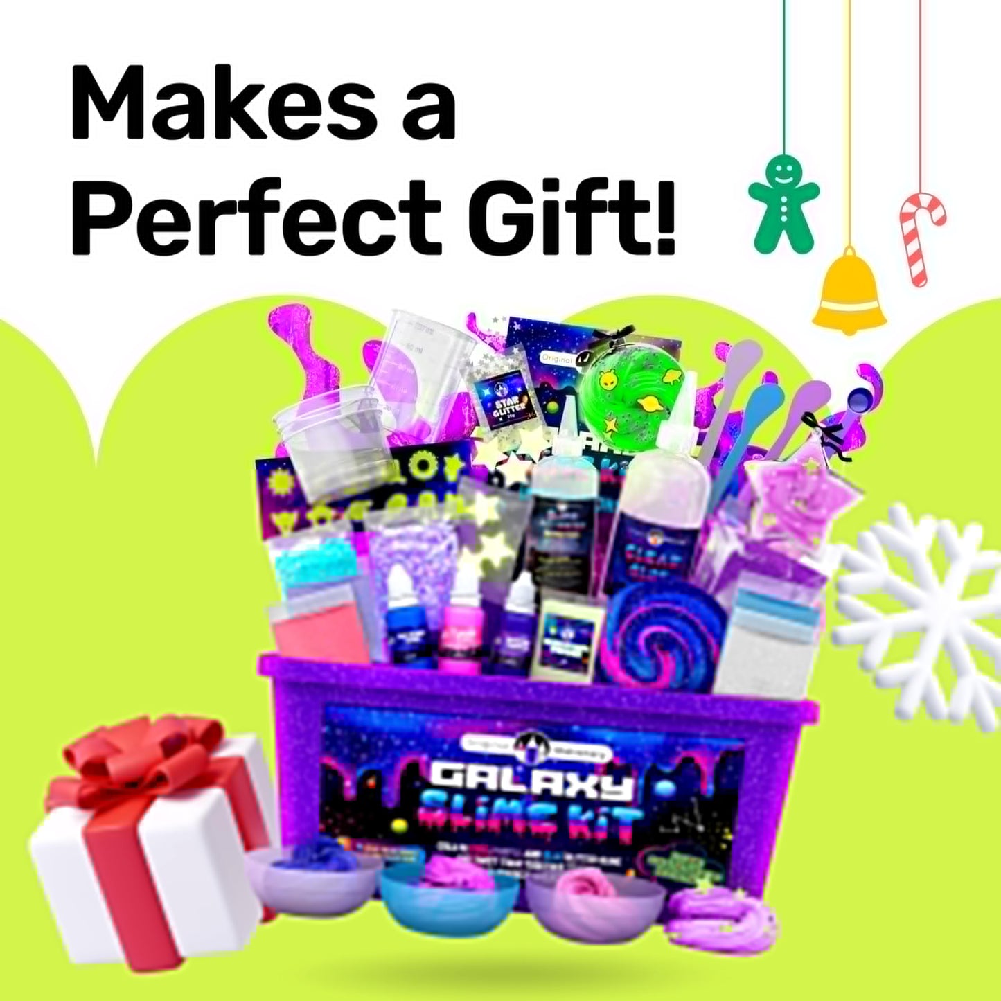 Original Stationery Galaxy Slime Kit for Kids Ages 8–12, DIY Space