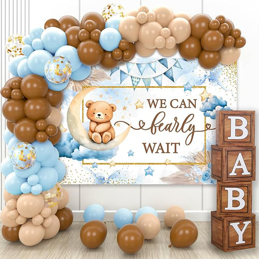 We Can Bearly Wait Baby Shower Decorations - Baby Boxes with