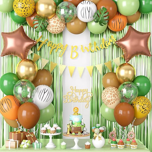 Jungle Safari Birthday Decorations Safari Theme Party Supplies