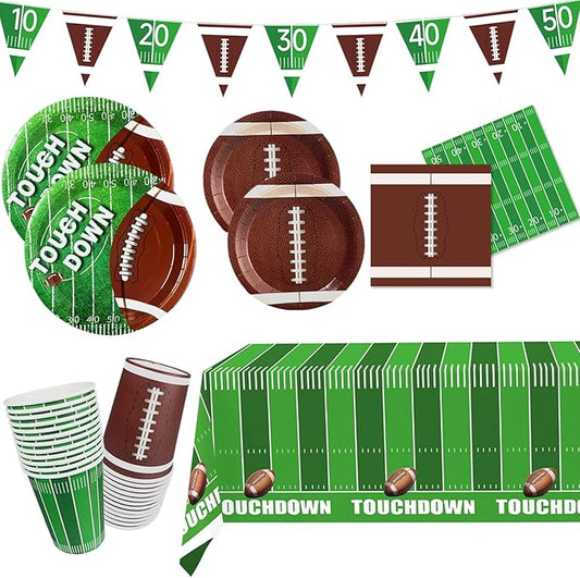 Football Party Supplies 98pcs Football Themed Party Decorations