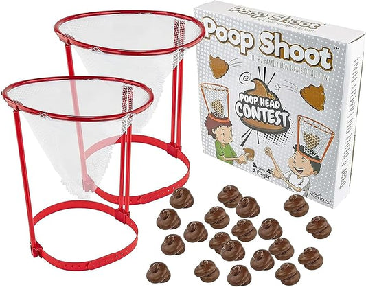 Fairly Odd Novelties Poop Shoot! Head Hoop Game – Hilarious Poop