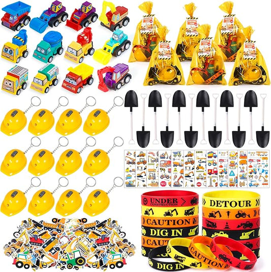 150 Pcs Construction Party Favors Kids Toddler Construction Toys