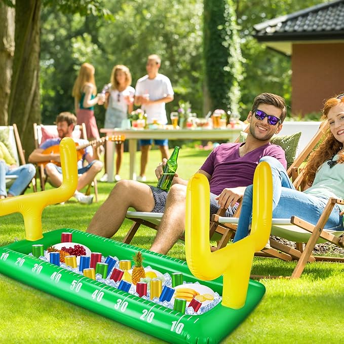 Inflatable Football Field Cooler Football Party Drink Cooler