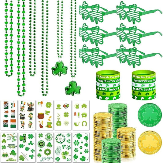 114pcs st patricks day accessories set Festival Theme glasses