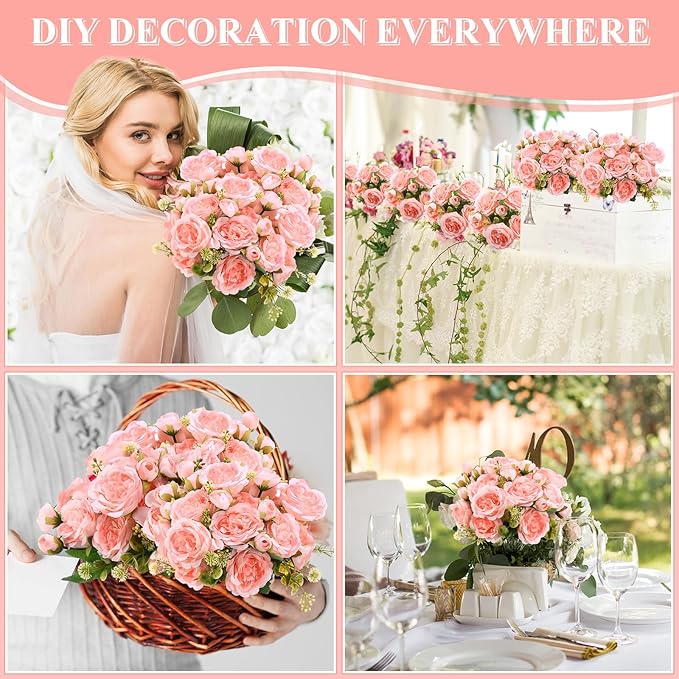 Boho Peony Bundles – Blush Pink (8 Pack)