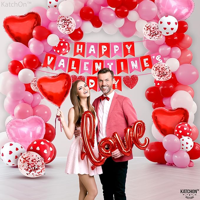 Valentines Day Decorations Arch Set Pack of 115 Happy Valentines Day
