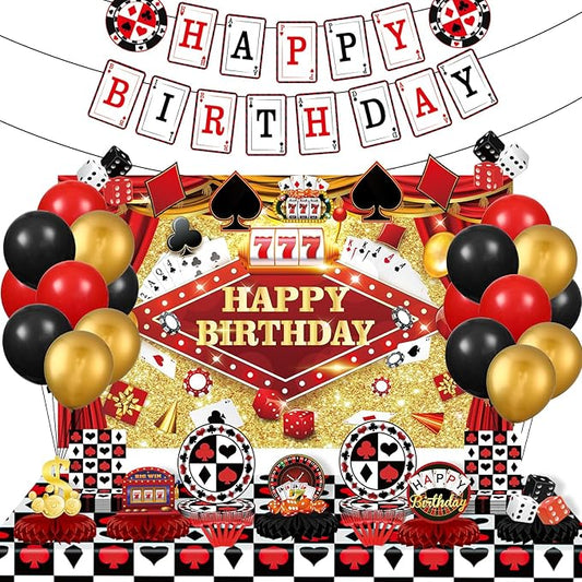 Casino Theme Party Decorations Casino Birthday Party Supplies Las