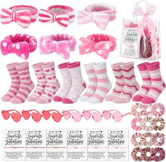 6 Set 43 Pcs Galentines Party Gift Favors Sleepover Party Supplies