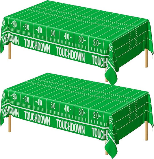 Football Party Decorations - 2PCS Touchdown Tablecloths