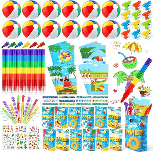 INNOCHEER Pool Party Favors Beach Party Favors for Kids 3-4-5-8-12, 96