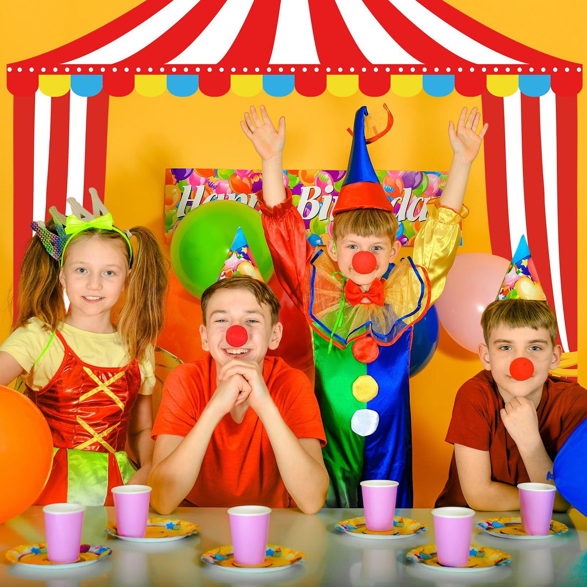 Ziliny 3 Pcs Carnival Party Decorations Circus Tent Awning Hallow Na