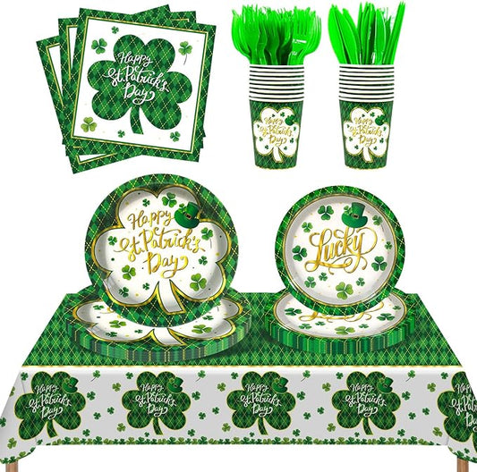 151pcs St Patricks Day Party Supplies St Patrick's Day Party