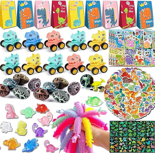 Dinosaur Party Favors For 10 Kids 140pcs Dinosaur Birthday Party