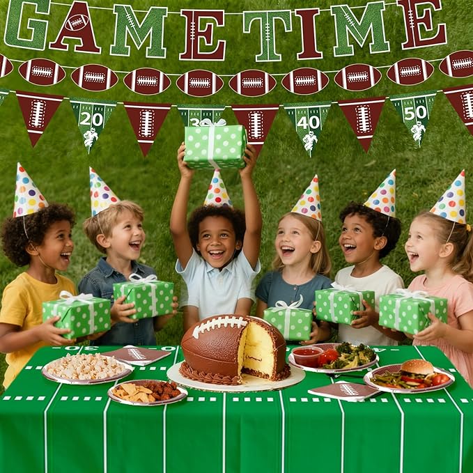 149 Pcs Football Party Decorations Kit for 24 Guests All in One Kit