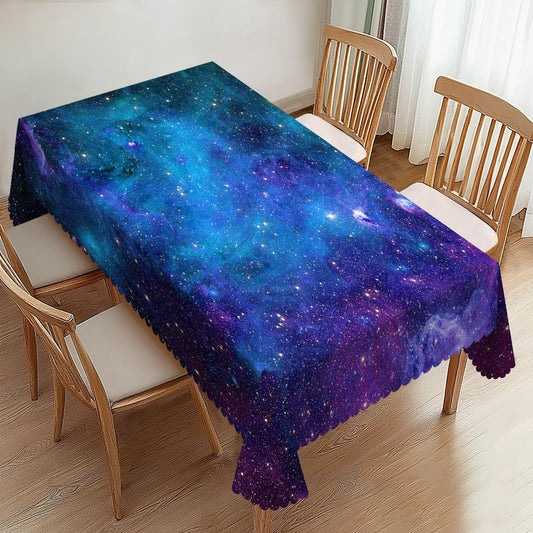 ZYPHORIEL Space Galaxy Stars Rectangle Tablecloths Outer Space Table