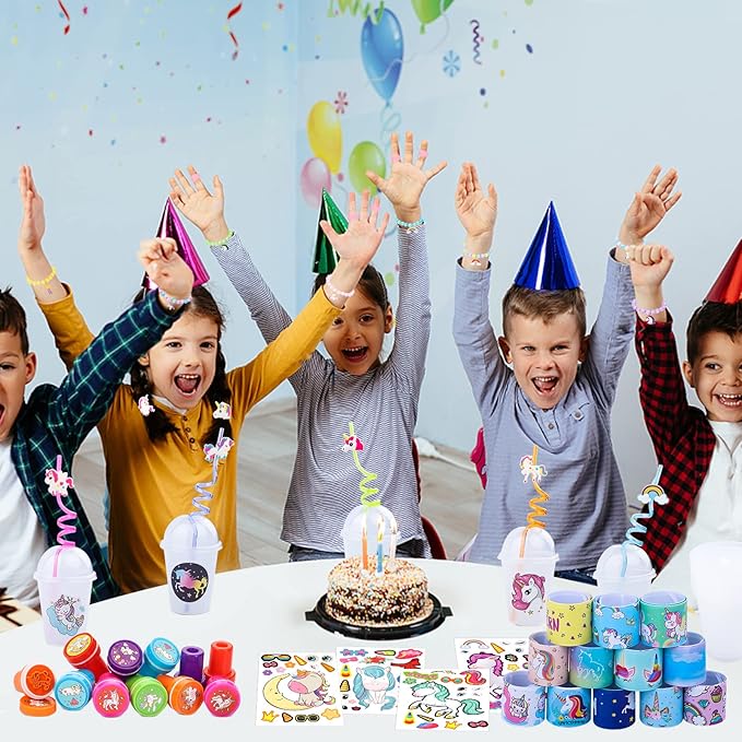 220Pcs Unicorn party favors for kids Unicorns Theme Birthday party