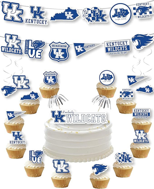 University of Kentucky Party Supplies for Football, Birthday Gift