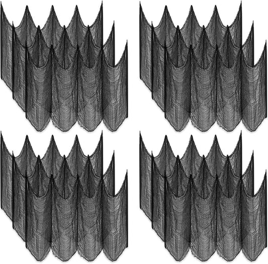 12 Pack Halloween Creepy Cloth 30 x 75 Inch Hanging Gauze Spooky