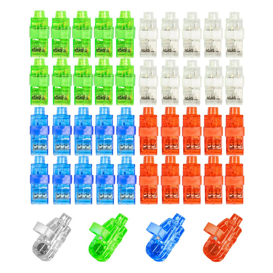 Novelty Place 40Pcs LED Party Finger Lights for Kids with