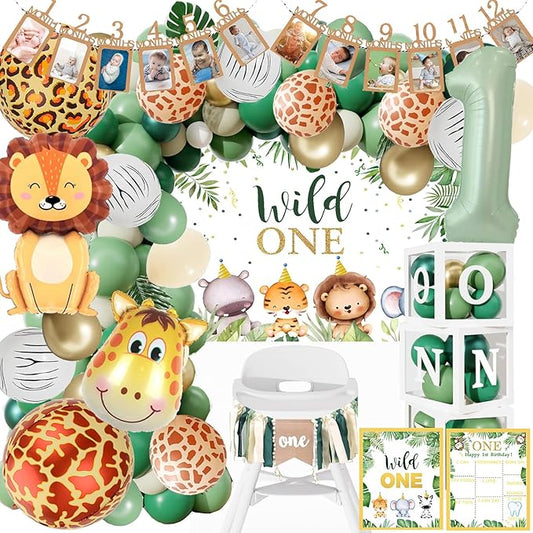Wild One Birthday Decorations,1st Birthday Decorations Boy or Girl