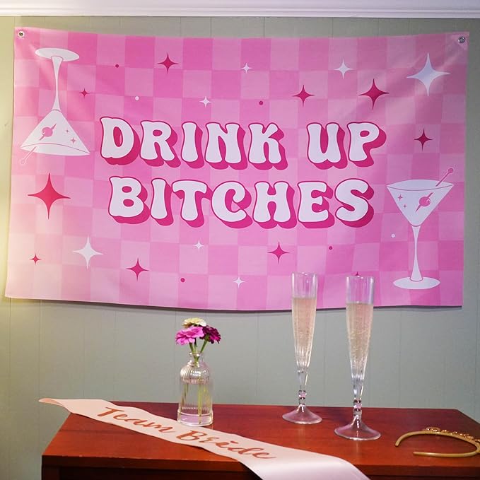 Funny Party Banner 60" x 33" – Hilarious Decoration for Adults, Gag