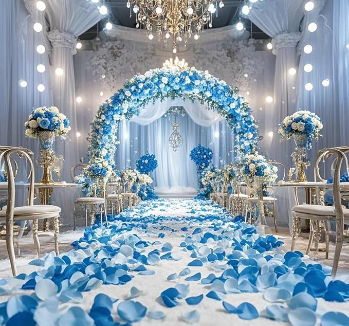 FLORIST 2200 PCS Silk Flower Rose Petals for Wedding Decorations
