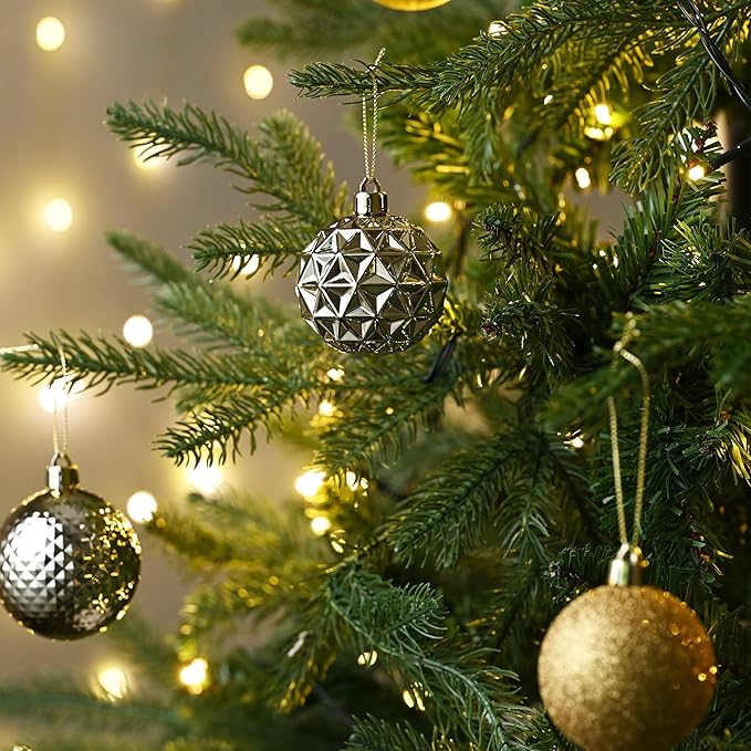 Madelyn Christmas Tree Decorations Ornament Set, 50ct 2.36