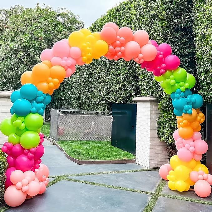 YMSZ Rainbow Balloons, 67pcs 12 Inch Colorful Party Balloons for