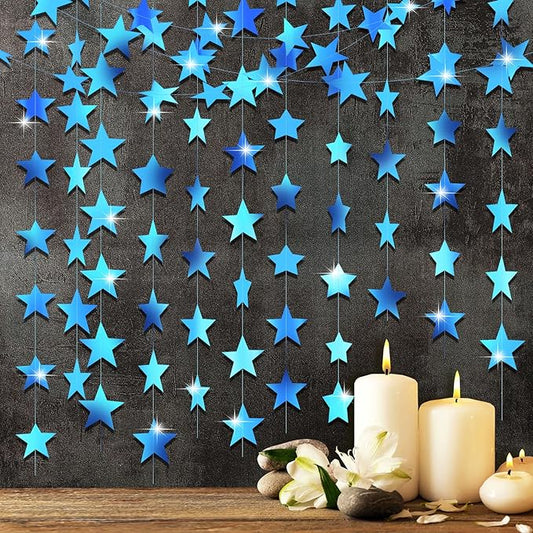 Patelai Glitter Star Garland Banner 2026 Graduation Decor 130 Feet