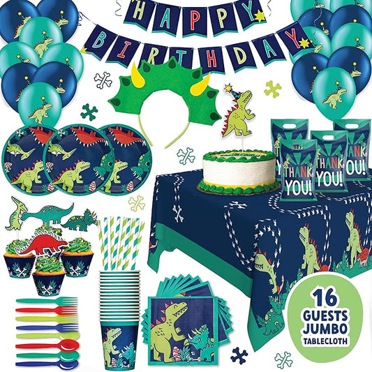 EcoZen Dinosaur Birthday Party Decorations Jurassic Park Themed
