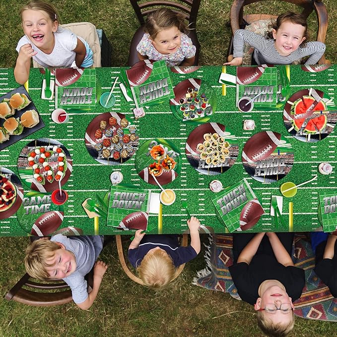Football Party Supplies Kit Serve 50 Includes Dinner Plates Dessert