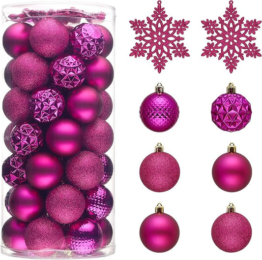 Valery Madelyn Christmas Tree Decorations Ornament Set, 50ct 2.36 #5