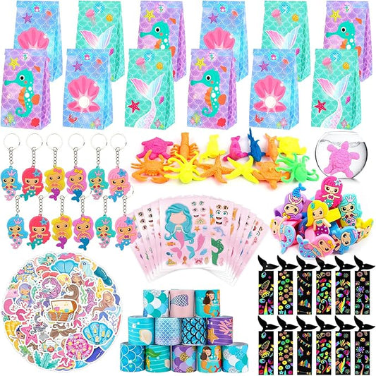 Mermaid Party Favors 12 Pack Mermaid Birthday Party Supplies Goodie