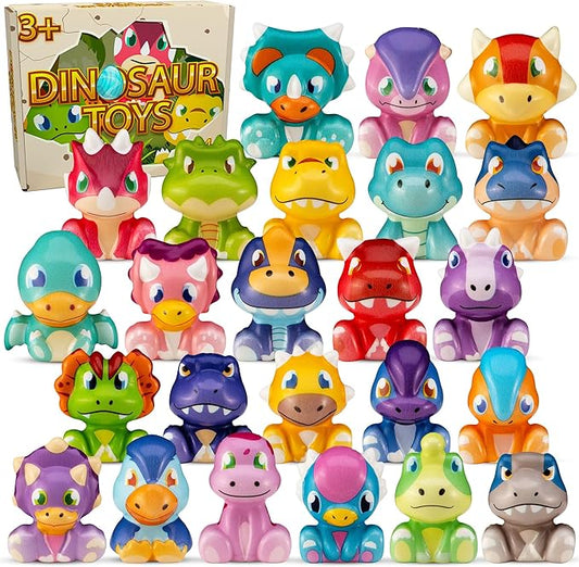 Party Favors for Kids 24PCS Dinosaur Squishy Toys Goodie Bag