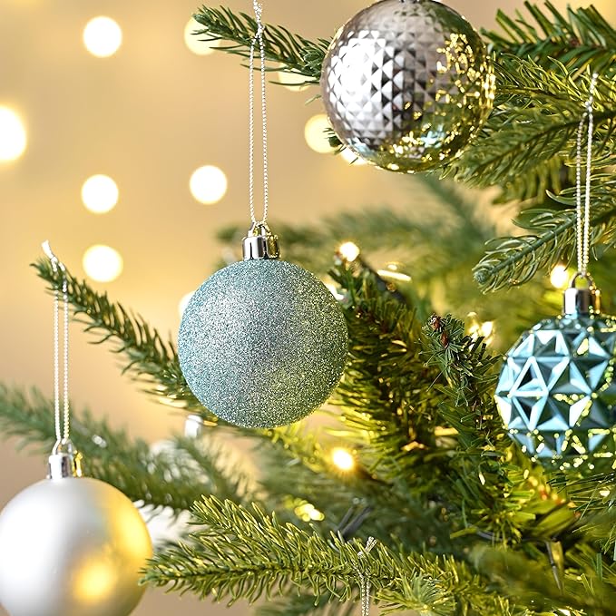 Valery Madelyn Christmas Tree Decorations Ornament Set, 50ct 2 Inches