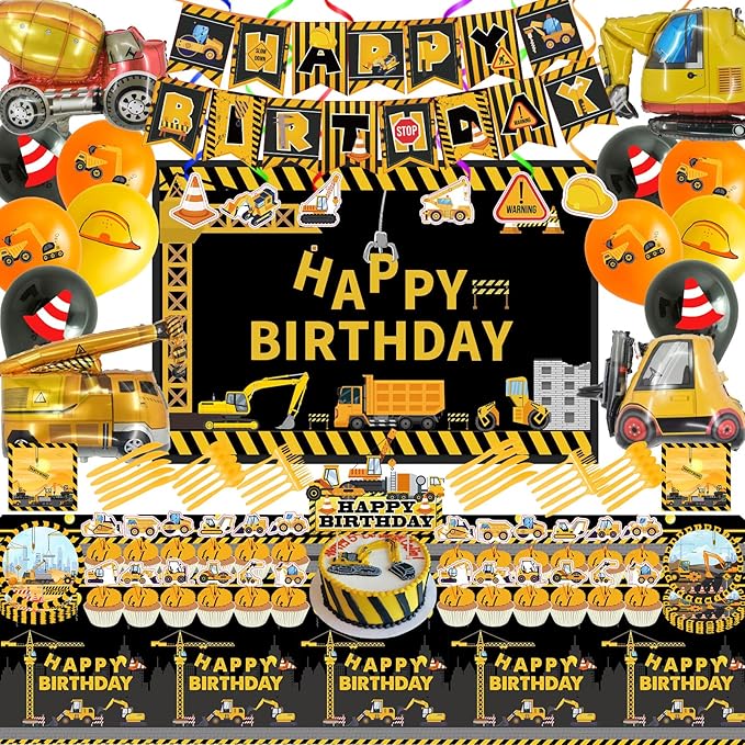 Construction Birthday Party Supplies Dump Truck