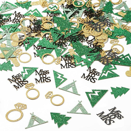 BeYumi Camp Bachelorette Table Confetti - 300Pcs Camping Table