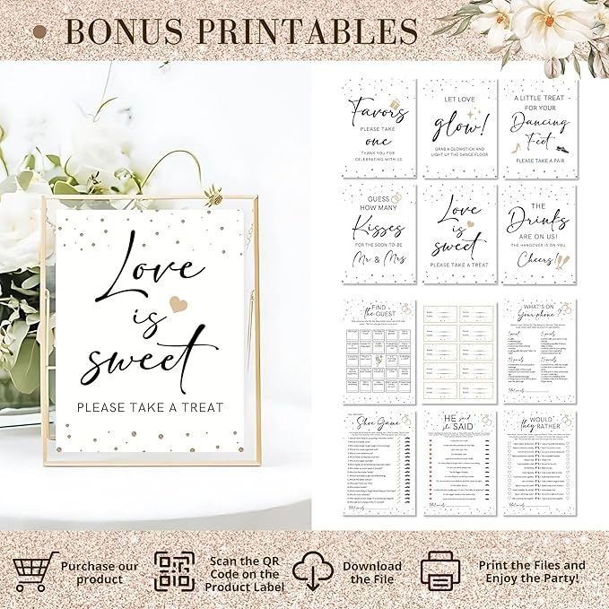 261 Pc Premium Engagement Party Decorations Kit Elegant Mr & Mrs