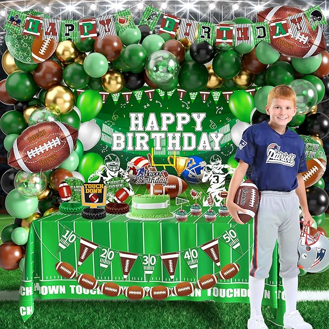 Football Birthday Party Decorations Superbowl Football Party