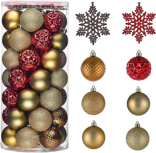 Valery Madelyn Christmas Tree Decorations Ornament Set, 50ct 2.36 #16