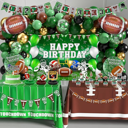 Football Birthday Party Decorations Superbowl Football Party