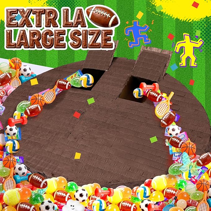 25 Football Pinata for Birthday Party Sports Themed Party