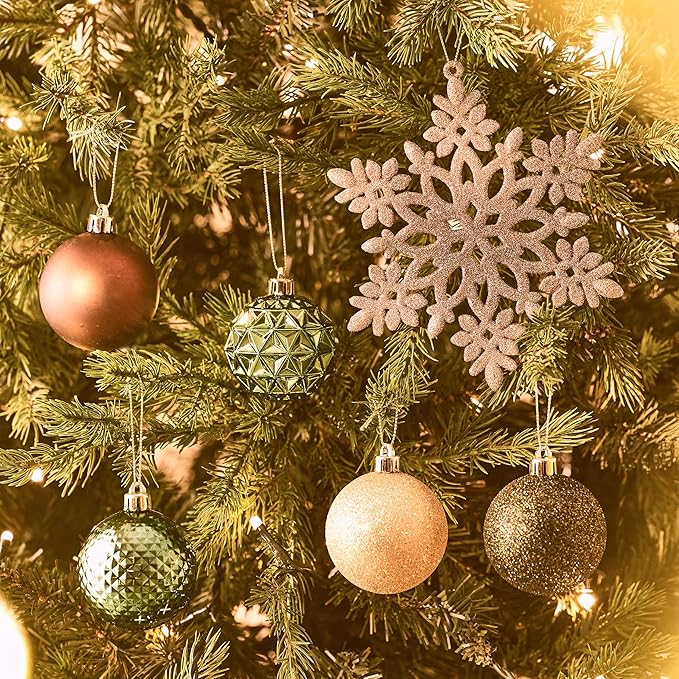 Madelyn Christmas Tree Decorations Ornament Set, 50ct 2.36