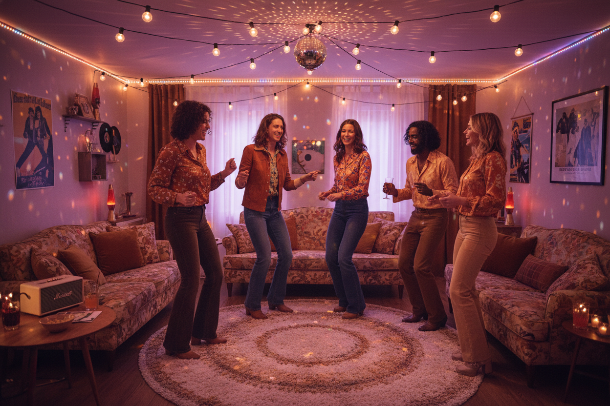 Groovy disco party