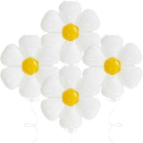 4D Floatable White Daisy Balloons White Flower Balloons Fairy Floral