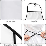 Cute Cat Apron Purple Galaxy Kitten Aprons for Kids Funny Universe