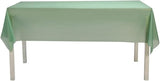 2 Packaging Grass Green Plastic Tablecloth, 54 inch x108 inch
