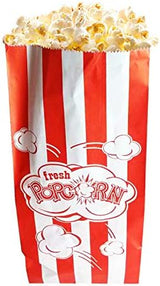 Movie Party Supplies 150 Pc Bulk Set 100 Popcorn Bags & 50 Paper