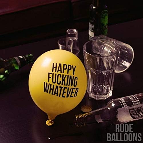 Rude Balloons™ | Funny Abusive Birthday Party Decoration | Pack of 12