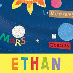 Personalized Placemat for Kids, Outer Space - I See Me!
